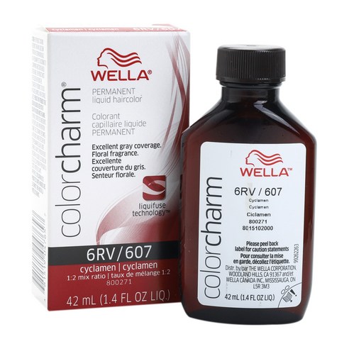 웰라 컬러참 퍼머넌트 리퀴드 헤어컬러 42ml, Cyclamen, 1개