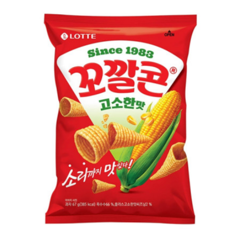 꼬깔콘 고소한맛, 67g, 4개