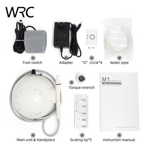 구강세정기 치과 초음파 스케일러 치아 클리너 세트 음파 세척 기계 UDMA 타입 치석 제거 및 도구, 1.without LED 220V