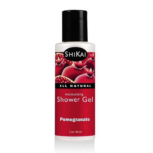 시카이 올 내추럴 모이스처라이징 샤워 젤, 60ml, Pomegrante