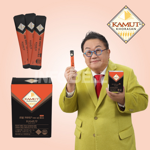 [TV홈쇼핑정품 인포벨]소화효소 폭탄 이용식의 카무트 효소왕 곡물 발효 효소 분말 정품 호라산밀 혈당 당뇨