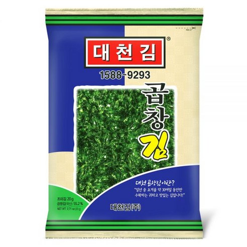 대천김 곱창김 20g 16봉, 716호 재래곱창김 16봉, 16개 대천곱창김 대천김 곱창김 20g 16봉, 716호 재래곱창김 16봉, 16개 대천곱창김