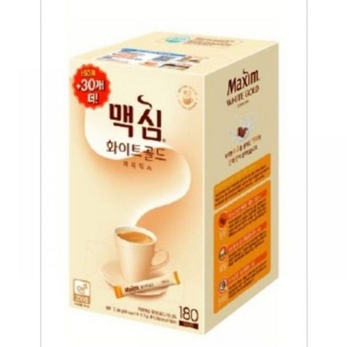 맥심 화이트골드 커피믹스, 180개입, 1개