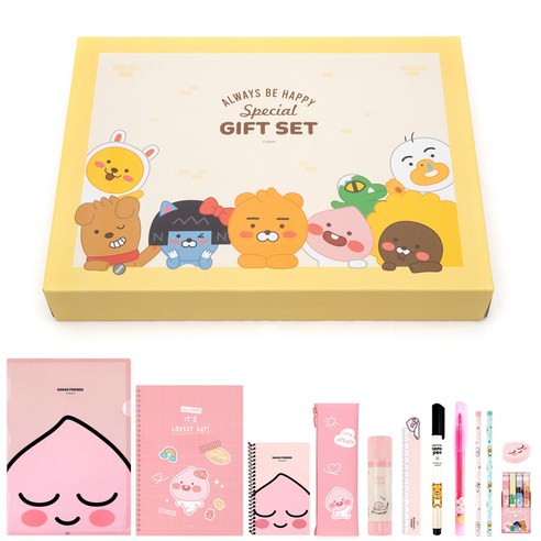 카카오프렌즈의 알찬 학용품 선물세트로 어린이의 학습 의욕 북돋기