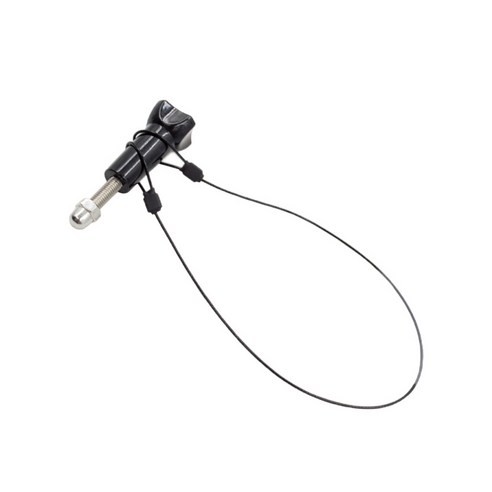 GoPro 액션 카메라 끈 번들을위한 나사가있는 30cm 안전 테더 로프, 설명, 블랙, 플라스틱
