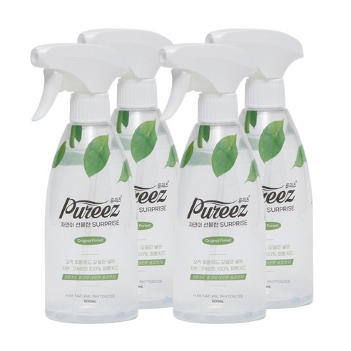 편백수가 아니라 진짜 피톤치드 퓨리즈 피톤치드 오리지널 스프레이, 4개, 500ml