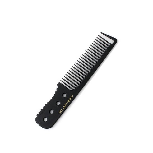 comBrush 컴브러쉬 프로페셔널 세라믹 카본 커트빗, (손잡이용 커트빗) 703, 1개, (손잡이용 커트빗) 703