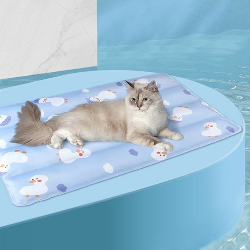 Le soleil 반려동물 강아지 고양이 아이스 쿨매트, 블루