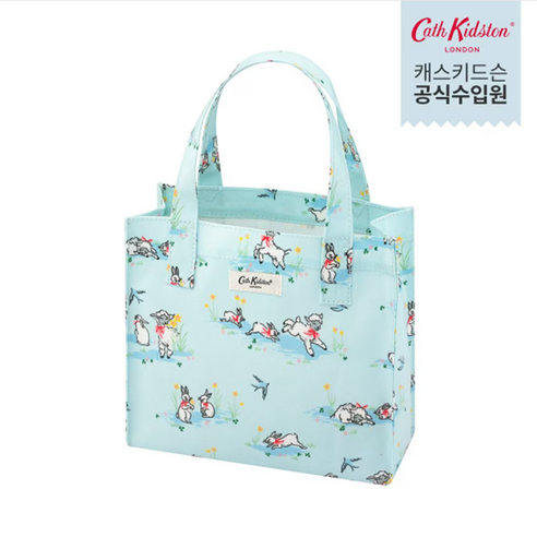 캐스키드슨 미니 토트백 스몰 북백 뉴진스 버니즈 물병 도시락 소풍가방 민트 캐스키드슨북백
