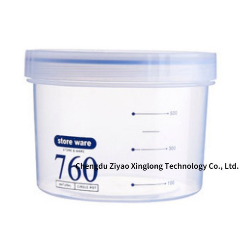 다용도 플라스틱 밀폐통 분유 케이스 간식 오곡 잡곡 방습 수납함입니다, 1 건, 블루 760ml 입니다