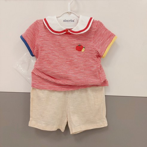 압소바 40%세일 분리가 가능한 귀여운 라운딩 카라 반소 상하복