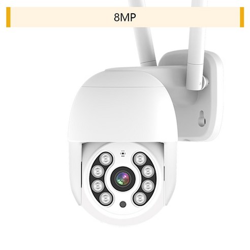 홈 보안 카메라와이파이 야간 투시경 속도 돔 야외 미니 비디오 감시, 2mp 카드 없음, 나는 플러그, 3.6mm