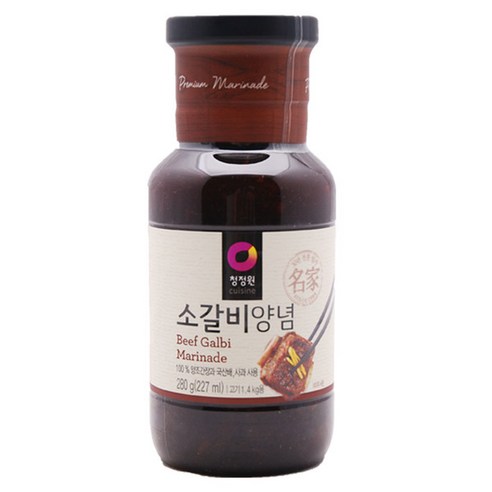 청정원 소갈비양념 280g 500g, 7개