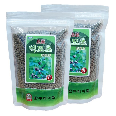 금산한누리식품 익모초환 600g (300g+300g) (지퍼백), 300g, 2개