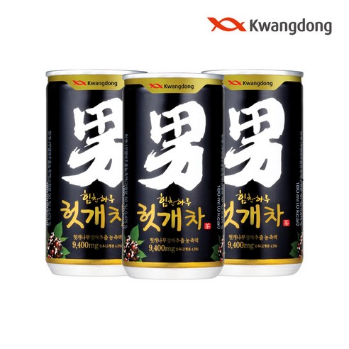 광동 힘찬하루 헛개차, 180ml, 60개