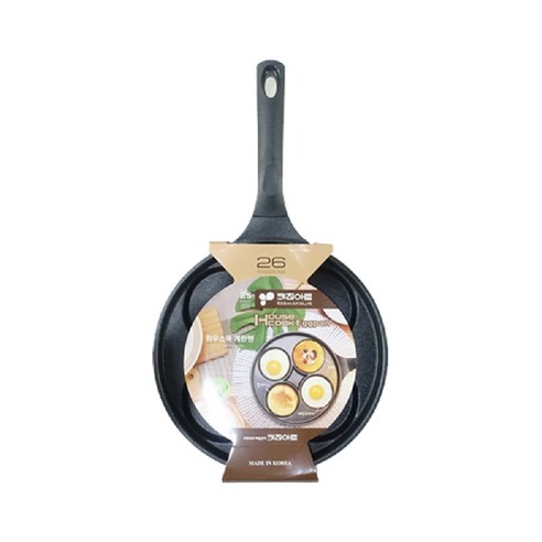[624CONTAINER]키친아트 하우스쿡 계란팬포장훼손 반품불가, 26cm, 1개