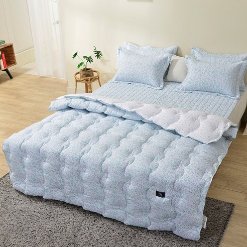 에리카 세미마이크로 사계절 차렵이불 세트: 포근함이 깃든 일상, 당신의 숙면을 위한 선택 환절기용차렵이불세트