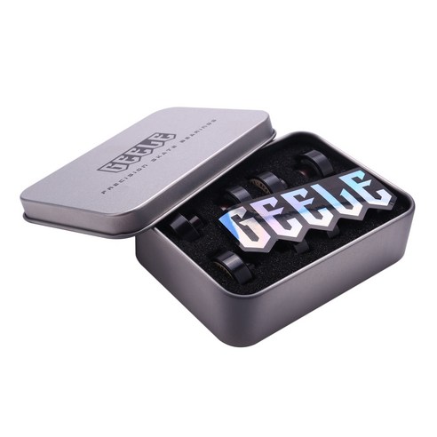 Xzante GEELE 스케이트 보드 부품 베어링 전문 더블 롤러 롱 ABEC-11 고속, 검정