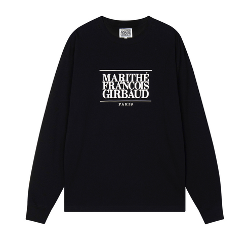 마리떼 FRANCOIS GIRBAUD CLASSIC 로고 LONG SLEEVE black