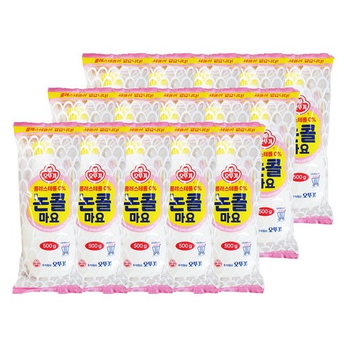 [오뚜기] 논콜 마요네즈, 300g, 6개