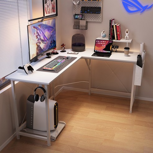 좁은 공간, 넓은 효율! L자형 게이밍 책상으로 나만의 공간을 완성하다