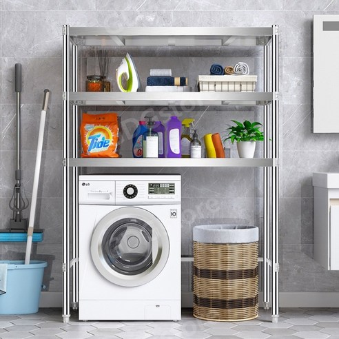 세탁실 선반 하나로 좁은 공간을 넓고 쾌적하게!