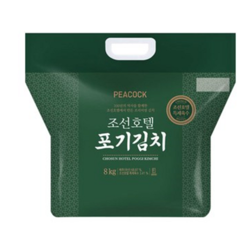 [KT알파쇼핑][피코크] 조선호텔 포기김치 2.5kg, 2500g, 1개