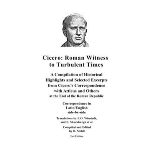 (영문도서) Cicero: Roman Witness to Turbulent Times Hardcover, Blurb, English, 9781006381232