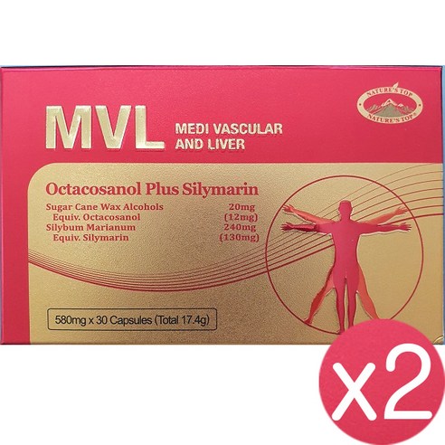 [식약처인증] 네이쳐스탑 MVL 폴리코사놀 20mg 실리마린 30정 2개 사은품 10000원 백화점 상품권 국내배송 호주 프리미엄 옥.타.코.사.놀.폴.리.코사.놀 고혈압