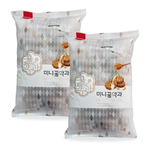 삼립 미니꿀약과, 500g, 2개