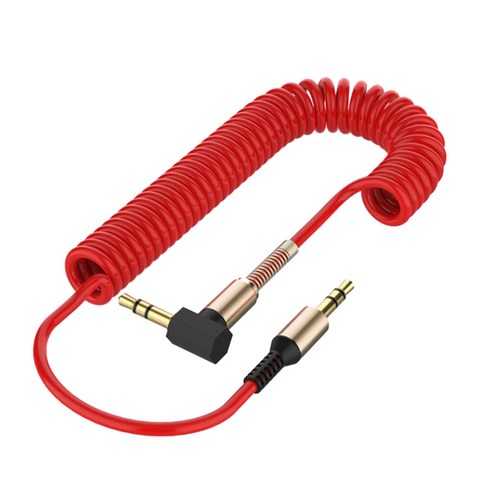 Ursmart 3.5mm TRS 수 - 3.5mm TRS 수 케이블 유연한 연결 와이어, 1.8M, 레드, 아연 합금