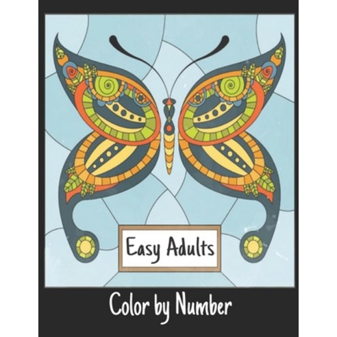  Adult Color By Number Coloring Book: Large Print Birds