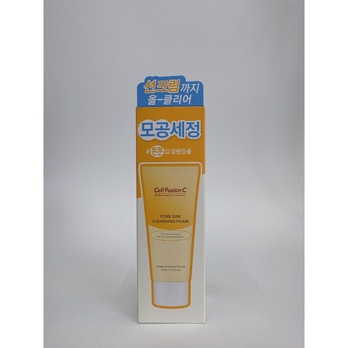 셀퓨전씨 포어 썬 클렌징 폼, 150ml, 1개