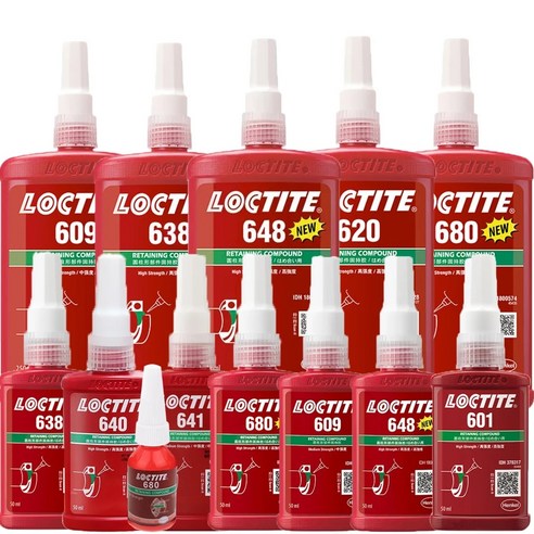 록타이트 601 620 648 680 603 609 638 640 641 원통형 접착제 온도 베어링 무산소 1 개, 17.LOCTITE  641 10ml 록타이트648 Best Top5