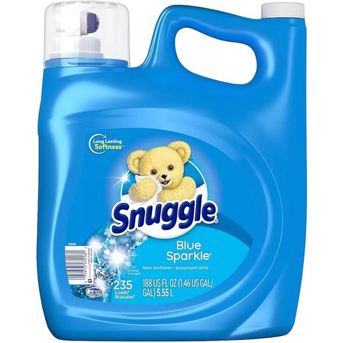 스너글 블루 스파클 고농축 섬유유연제 본품, 1개, 4.96L