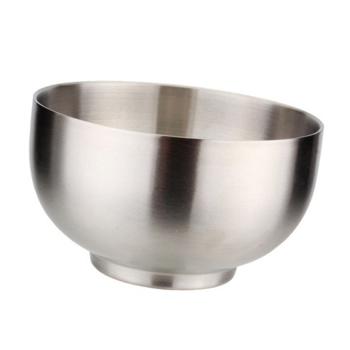 믹싱 볼 스테인레스 스틸 믹싱 볼 광택 거울 주방 그릇, 실버, 140X92mm