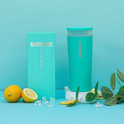 트윙고 G-쉐이커 텀블러 보온 보냉 스텐 진공 티 대용량 650ml, 그린