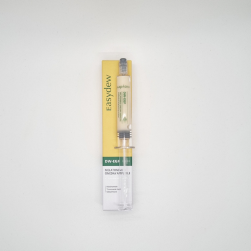 대웅제약 이지듀 DW-EGF 멜라토닝 원데이 앰플 8ml 중용량기미앰플 미백앰플, 2개