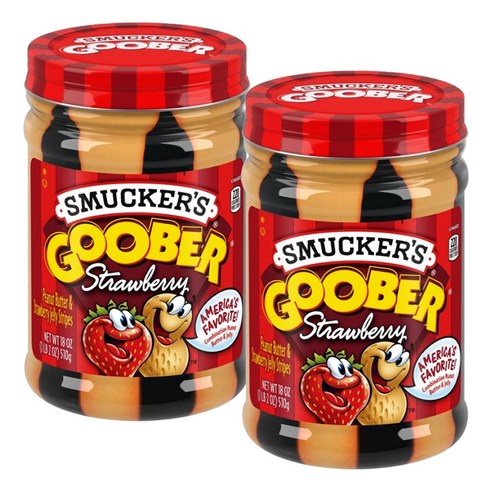 추억과 풍미의 완벽한 조화: 스머커즈 구버 딸기 땅콩버터 더블팩 탐험기 스머커스구버