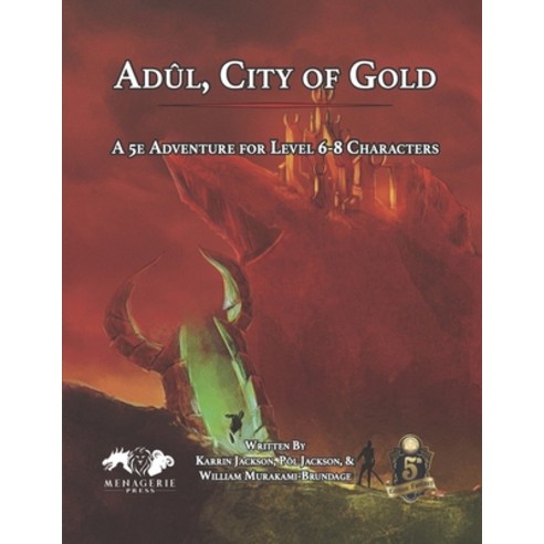 Adûl City of Gold Paperback, Independently Published, English, 9798587214682