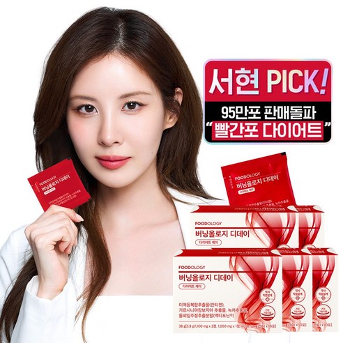 푸드올로지 버닝올로지 디데이 다이어트 케어, 38g, 5개