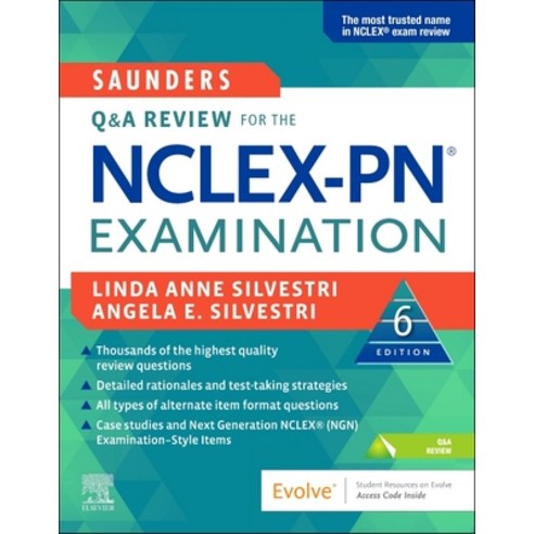 (영문도서) Saunders Q & A Review for the Nclex-Pn(r) Examination Paperback, English, 9780323795340