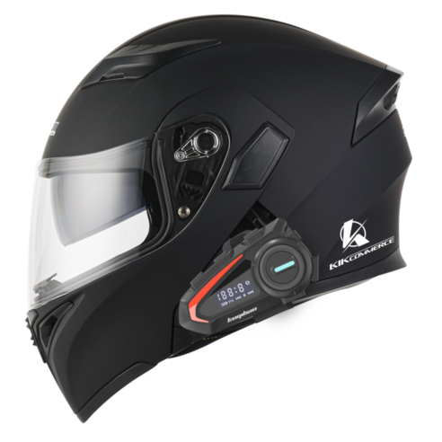 안전과 편리함을 모두 갖춘 킥커머스 K20 블루투스 오토바이 헬멧, 지금 바로 경험하세요!