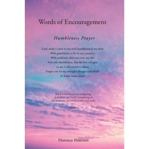 (영문도서) Words of Encouragement Paperback, Christian Faith Publishing,..., English, 9781685176389