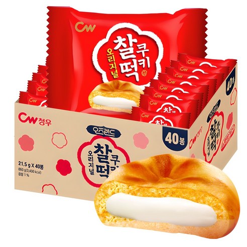 청우 오즈랜드 찰떡쿠키 오리지널, 860g, 1개