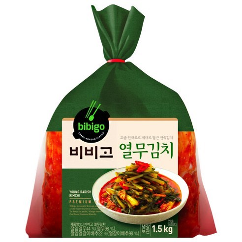 비비고 열무김치 1.5kg, 2개 조선호텔김치 Best Top5