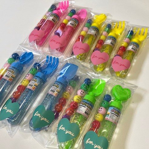 어린이집 유치원 생일 선물 답례품 구디백 비눗방울 색연필 혼합