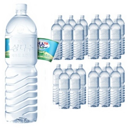 제주 삼다수 2리터(무라벨), 2L, 51개