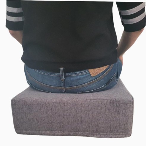 편안함과 스타일을 더하는 띵덕 키높이 좌식 의자 방석