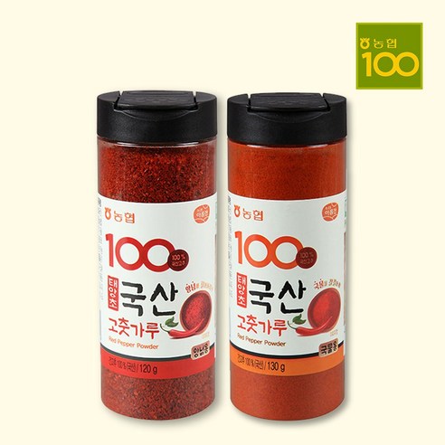 국산100% 태양초 고추가루130g/[영월농협에서 생산 국산태양초100] 국물용 양념용, 태양초 양념용130g, 1개, 130g